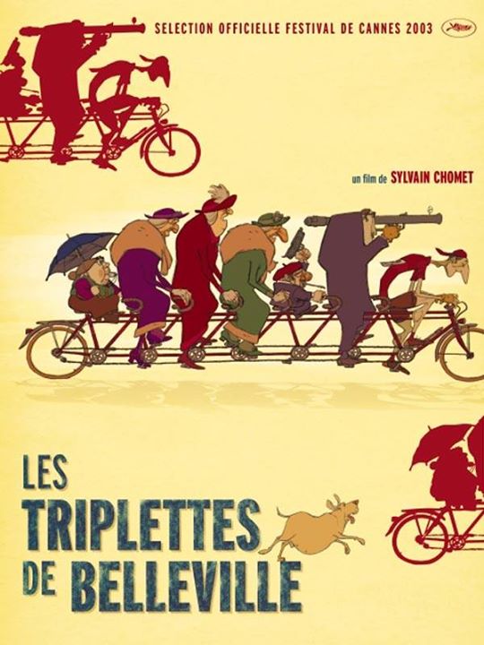 Ciclo de Cinema de Animação - As bicicletas de Belleville