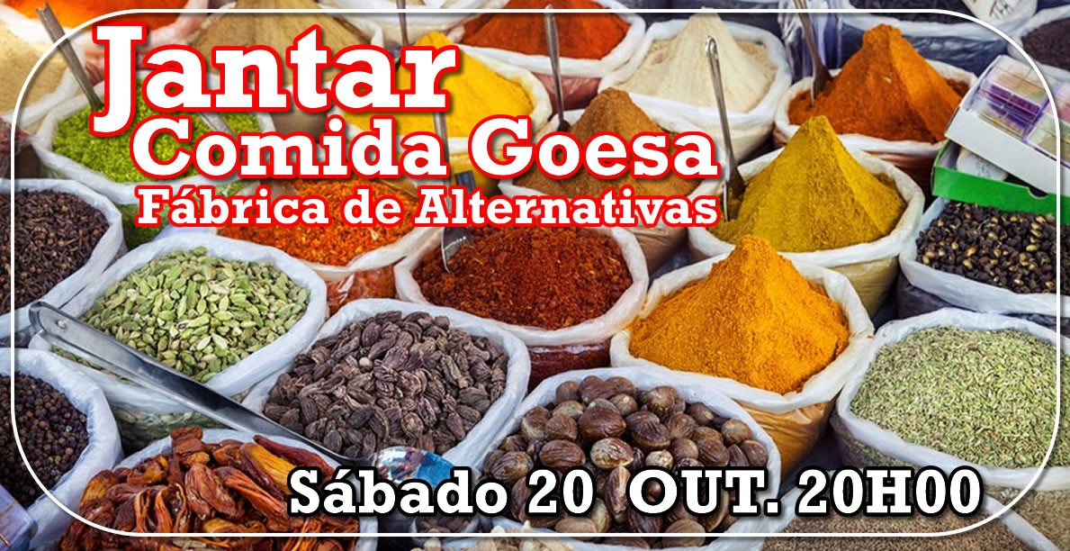 Jantar de comida Goesa