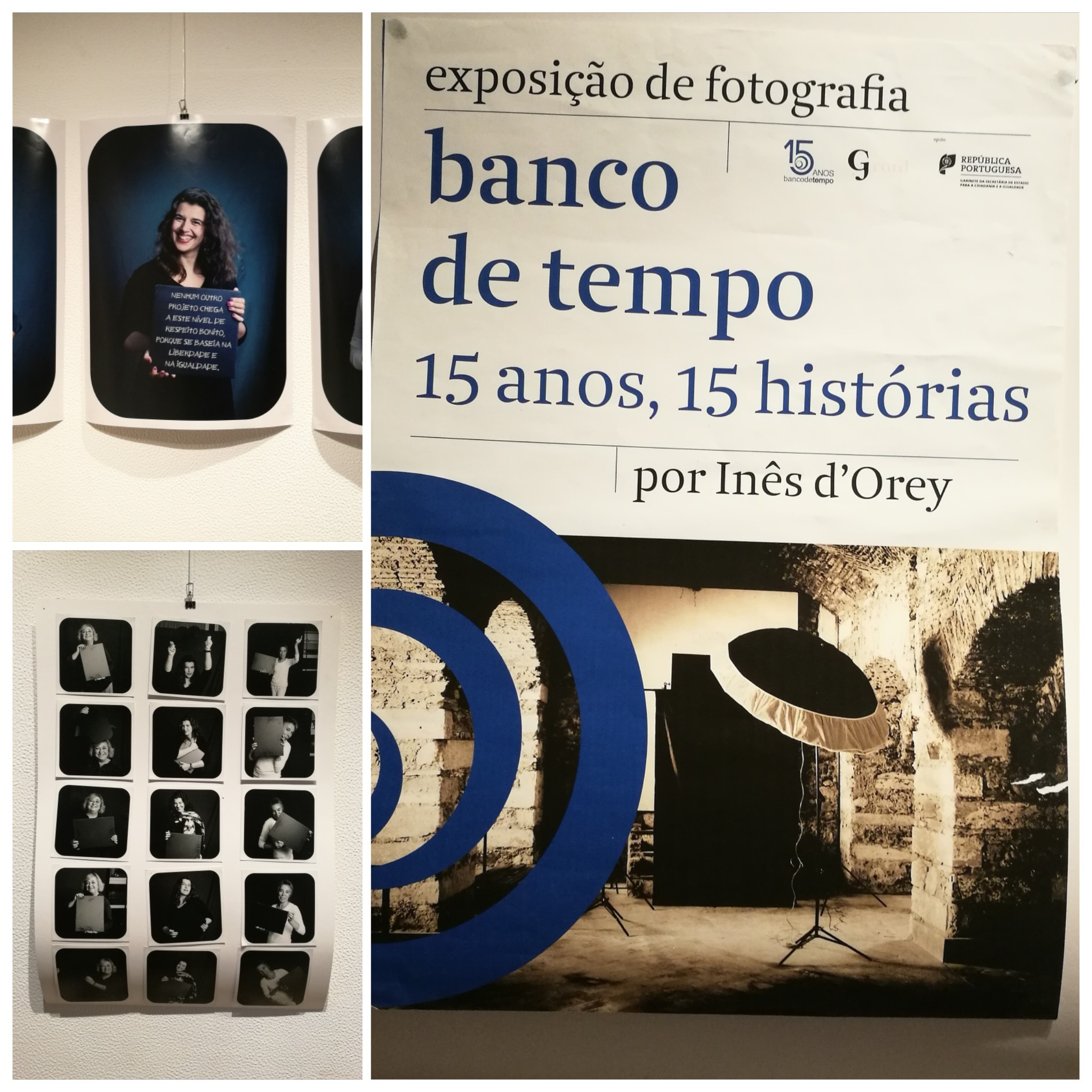 Exposição fotográfica "banco de tempo, 15 anos, 15 histórias"