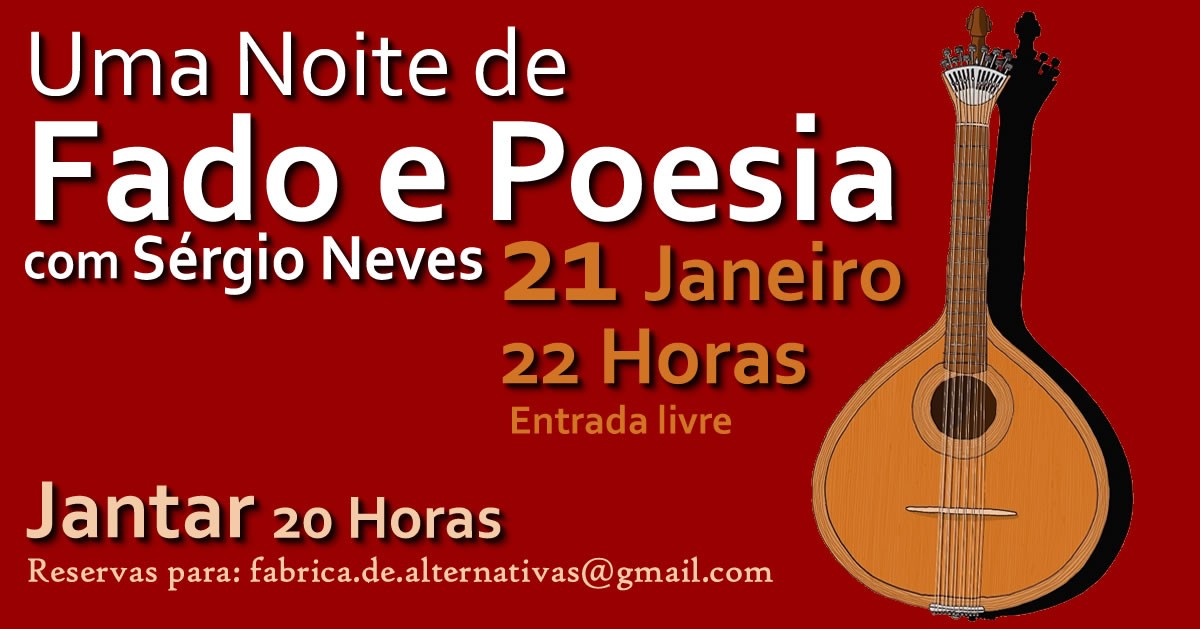 Fado e Poesia com Sérgio Neves