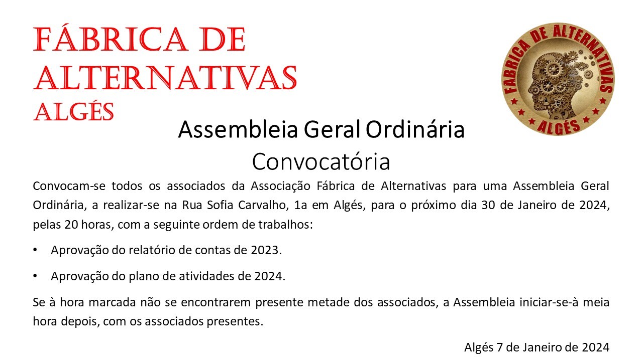 Assembleia Geral Ordinária - Convocatória