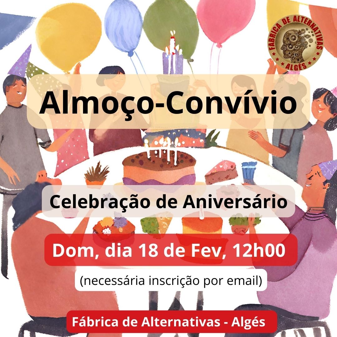 Almoço-Convívio (celebração de aniversário)