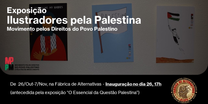 Exposição-Movimento pelos Direitos do Povo Palestino